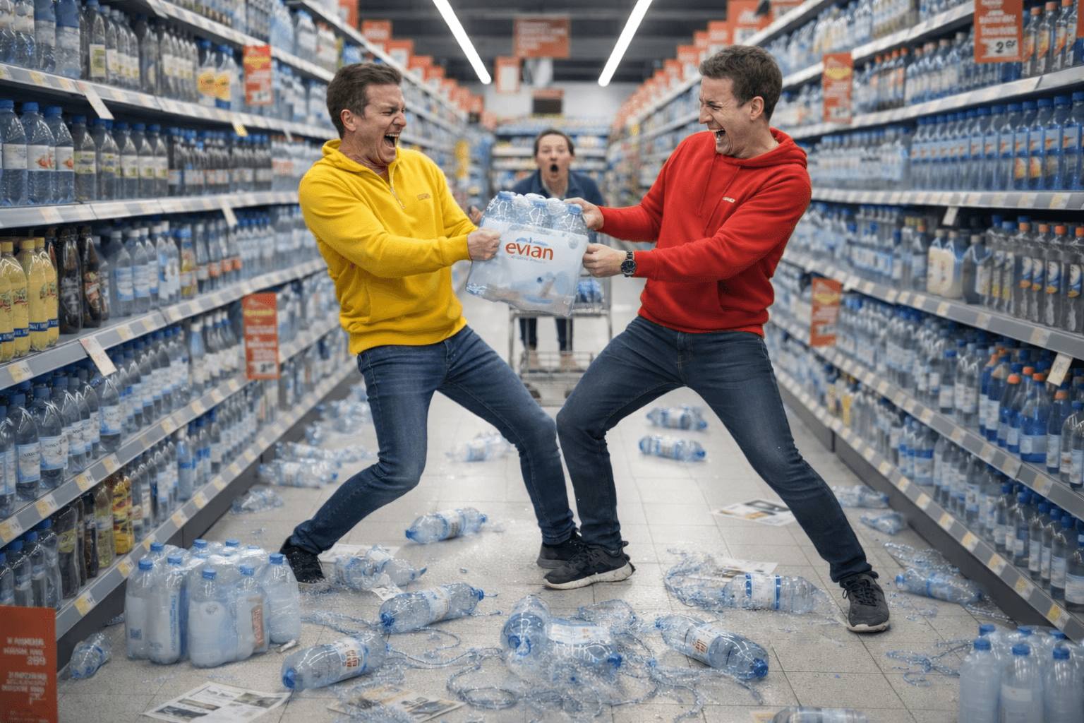 Der Evian-„Preiskrieg“ (5.–11. Feb 2026): gleiche Marke, vier Händler, vier unterschiedliche Tricks