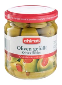 Chirat Green olives stuffed with bell peppers 6x205g