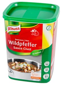 Base for game sauce