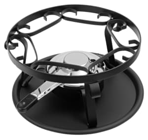Fondue rechaud in wrought iron