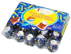 Villars Mini milk chocolate marshmallow heads 20x10g