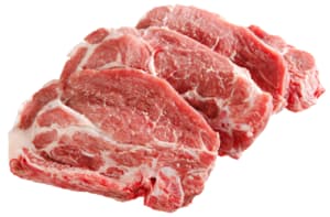 Côtelettes de porc frais
