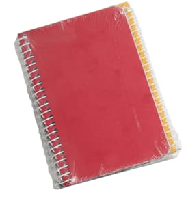 Spiral notebook squared A7