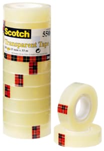 Transparent adhesive tape