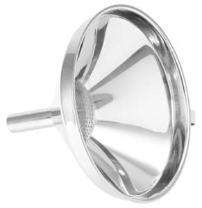 Entonnoir avec passoire inox