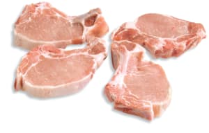 Côtelette de porc frais 4x