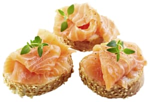 Rauchlachs-Anschnitte