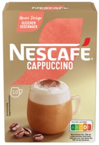 Nescafé Cappuccino instant coffee pouch