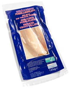 Smoked trout fillets