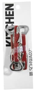 Corkscrew and bottle opener