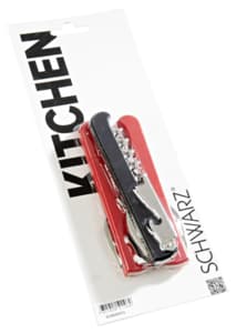 Corkscrew with foil cutter and bottle opener