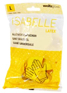 Isabelle Weita yellow gloves L