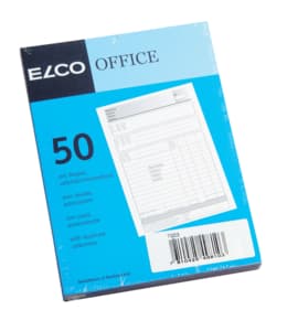 A6 invoice pad carbonless