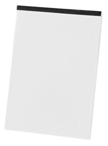 A4 squared notepad