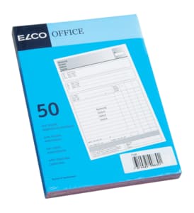 A5 carbonless invoice pads