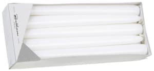 White Etoile Candles 22x240 mm (10 pcs)