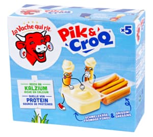 La vache qui rit Pik & Croq spreadable cheese & mini crackers 175g