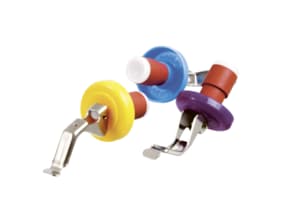 Colored bottle caps