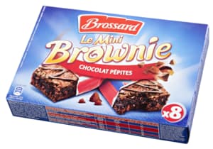 Mini chocolate chip brownies