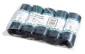 Trash bags with drawstring