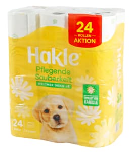 Hakle Toilet paper Pflegende Sauberkeit 4 veli 24 rolls
