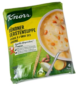 Potage des Grisons à l'orge