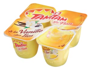 TamTam Le Flan à la vanille 4x100g