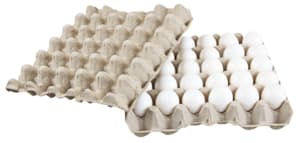 Boiled & colored eggs, barn eggs