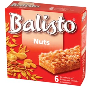 Peanut cereal bars 3x6x26g