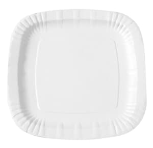 White cardboard plates