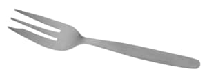 Cake fork chrome steel