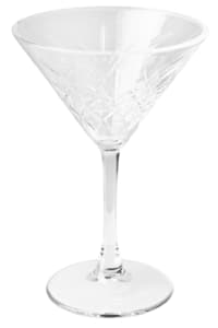 Timeless martini glass