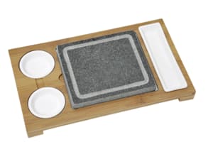 Hot Stone set 5 pieces wood