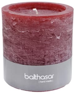 Candle Rustico 100x100 mm Antique Red
