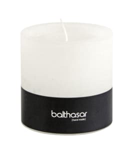 Rustico candle 100x100 mm white