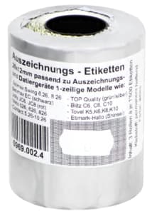 Klebeetiketten zu Datiergerät · 3 pz