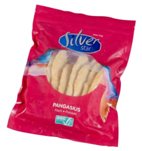 Breaded pangasius fillets