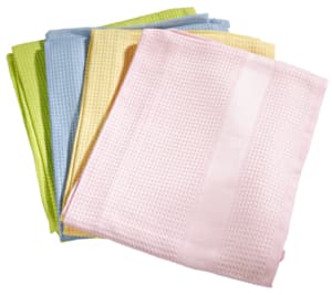 Microfiber cloth for glass