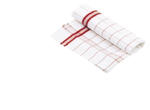 Red kitchen towels