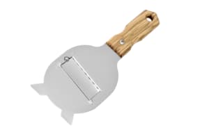Truffle slicer with olive wood handle