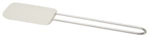 Dough spatula with metal handle