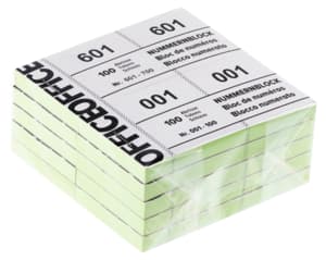 Blocs à Numéros 1-1000 10x