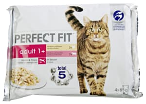 Perfect Fit Adult 1+ beef & chicken 4x85g