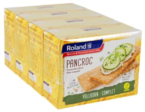 Roland Wholegrain Pancroc crispbread 4x125g