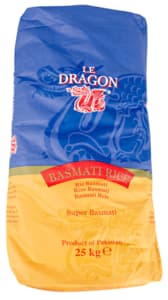 Le Dragon Basmati rice 25kg