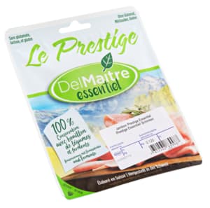 Del Maître Essentiel sliced cooked ham 120g