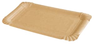 Kraft paper plates