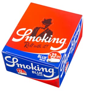 Smoking KS Blue rolling papers with filters