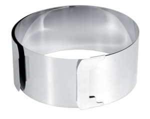 Cercle pour Tourte Réglable Inox