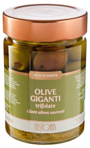 Giant sautéed olives